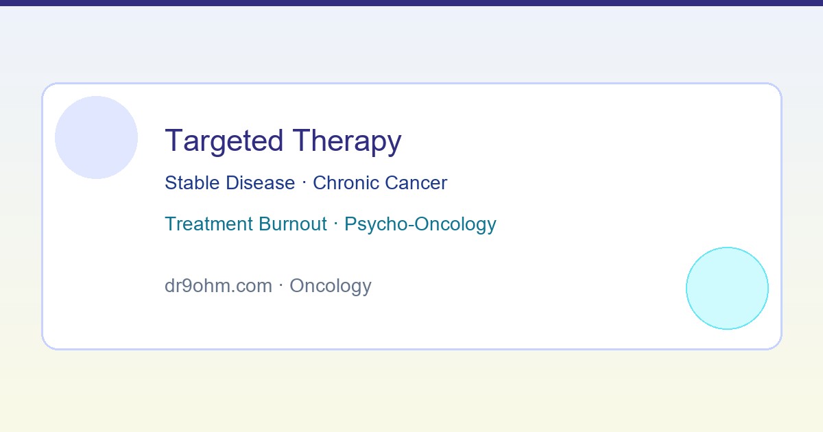 OG cover: Targeted therapy chronic control (English)