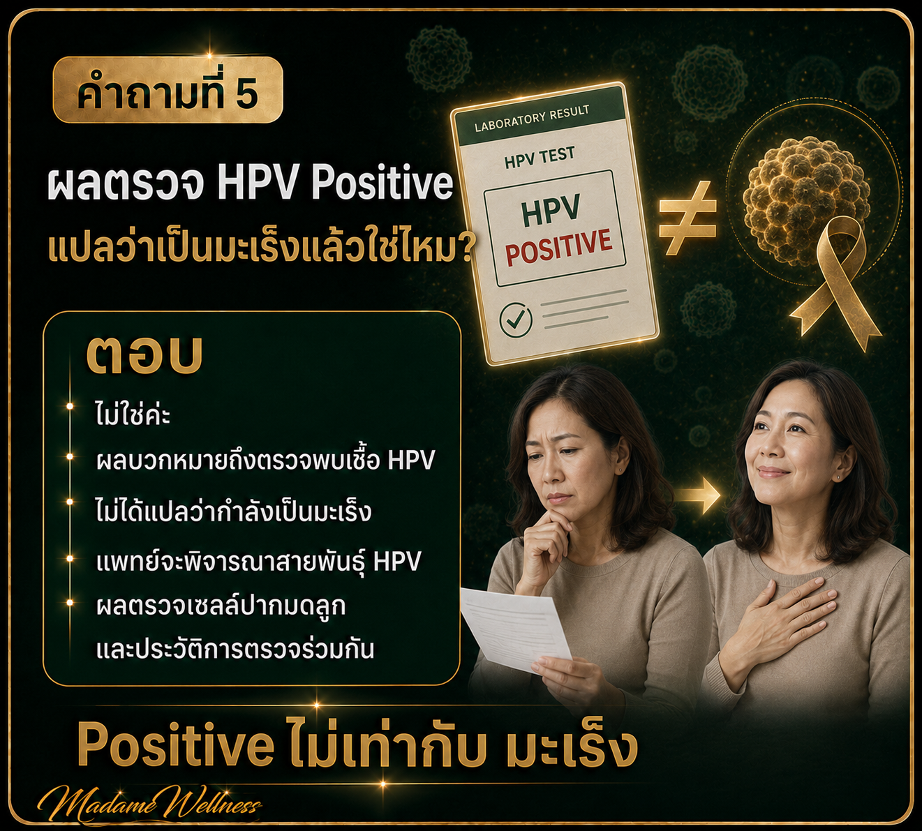 ฉีดวัคซีน HPV แล้วยังต้องตรวจคัดกรองไหม